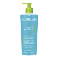 Bioderma Sébium Gel moussant 500 ml, jemný čisticí gel pro smíšenou a mastnou pleť