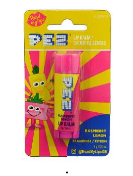 Tyčinka na rty PEZ Raspberry-Lemon 4g